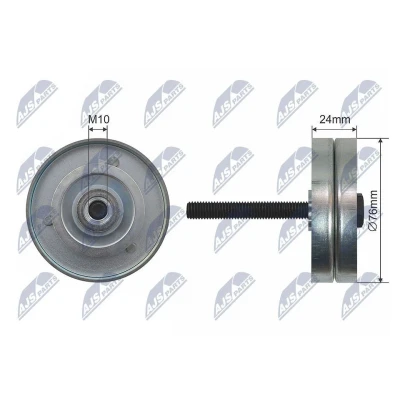 Imagem de NTY RNK VW 009 Polia de Desvio VOLKSWAGEN: Polo IV Hatchback, SEAT: Ibiza 3