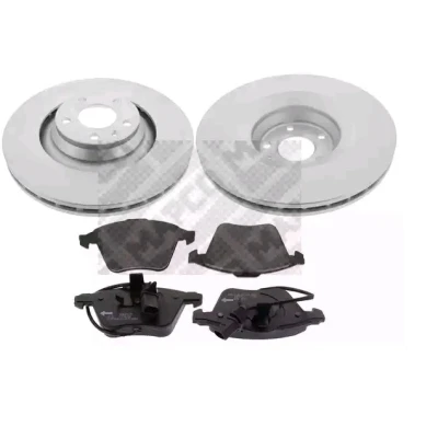 Imagem de MAPCO 47989HPS Kit de travões Eixo dianteiro ventilado com chapa anti ruído incl. contacto aviso desgaste