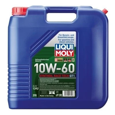 Imagem de Liqui Moly Synthoil Race Tech GT1 10W 60 20l Óleo do motor 1392 RENAULT: CLIO 2, 3, MEGANE 3 Grandtour, OPEL: Corsa B Hatchback