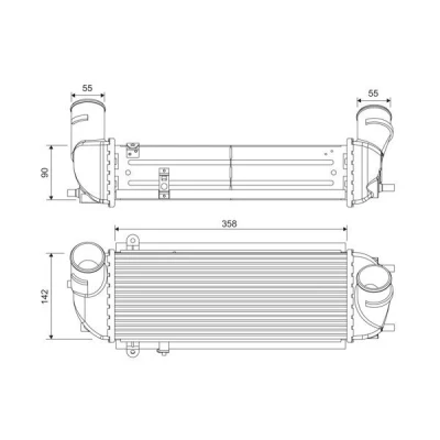 Imagem de VALEO 818692 Intercooler Alumínio sem sensor