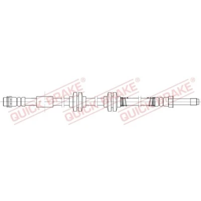Imagem de QUICK BRAKE 32.825 Mangueira de Travão 562 M10x1