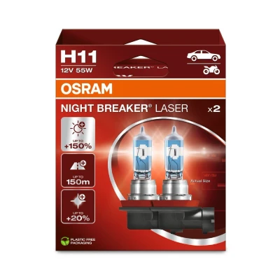 Imagem de OSRAM 64211NL 2HB Lâmpada, farol de longo alcance H11 12V 55W