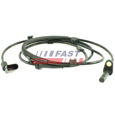 Imagem de FAST FT80561 Sensor de ABS Eixo traseiro direito activo 2pólos 1950mm preto elétrico oval Macho