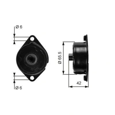 Imagem de GATES FleetRunner Micro V Kit T39090 Polia Tensora BMW: 3 Sedan, 5 Touring