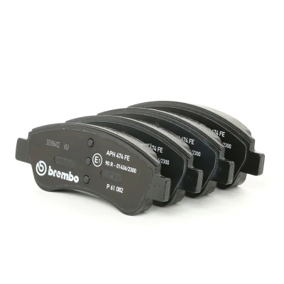 Imagem de BREMBO P 61 082 Jogo de pastilhas para travão disco excl. contacto aviso desgaste com parafusos pinça sem acessórios