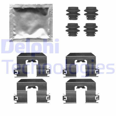 Imagem de DELPHI LX0729 Kit de acessórios, pastilhas travão BMW: 1 Hatchback, MINI: Hatchback