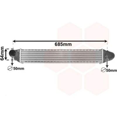 Imagem de VAN WEZEL 58004248 Intercooler VOLKSWAGEN: Sharan I