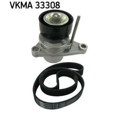 Imagem de SKF VKMA 33308 Jogo de correias trapezoidais estriadas PEUGEOT: 207 Hatchback, 307 SW, CITROËN: C4 I II Hatchback