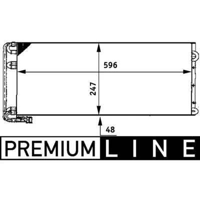 Imagem de Condensador, ar condicionado MAHLE AC 669 000P