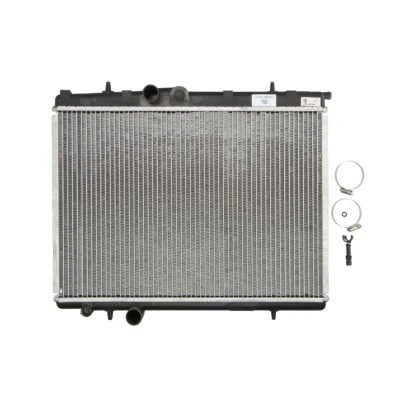 Imagem de NRF EASY FIT 58301 Radiador, arrefecimento do motor Alumínio 563 379 27 com componentes de montagem Aletas refrigeração soldadas