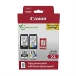 Imagem de Canon PG 575XL + CL 576XL Multipack XL Cartucho Preto Tricolor 50 Folhas Fotográficas