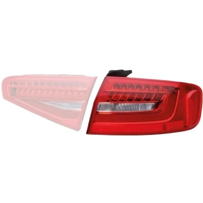 Imagem de HELLA 2SK 010 916 111 Farolim esquerda parte exterior LED, W16W 12 branco/vermelho com lâmpada de incandescência, porta lâmpadas AUDI: A4 B8 Sedan