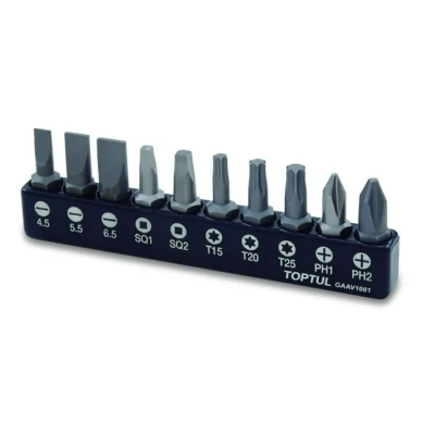 Imagem de TOPTUL GAAV1001 Kit de bits aparafusamento 10