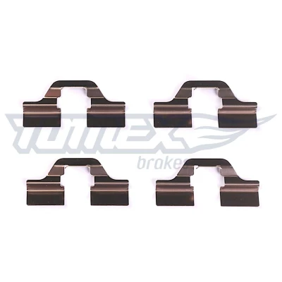 Imagem de TOMEX brakes TX 43 05 Kit de acessórios, pastilhas travão RENAULT: Megane 4, 2, VOLKSWAGEN: Sharan I, Golf 5