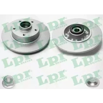 Imagem de LPR R1040PCA Disco de travão 260 8 5 cheio com anel sensor do ABS, jogo rolamentos roda acessórios RENAULT: MEGANE 3, 3 Coupe