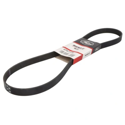 Imagem de GATES 6PK1175 Correia trapezoidal estriada 1174 6 Poliéster, EPDM (borracha de etileno propileno dieno) DACIA: Duster SUV, SANDERO 2, LOGAN 2