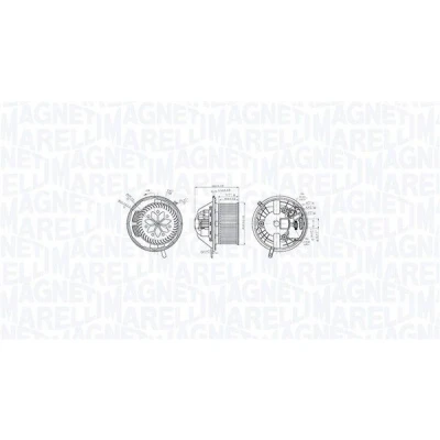 Imagem de MAGNETI MARELLI 069412760010 Ventilador do Habitáculo BMW: 3 Touring, Sedan, 1 Hatchback
