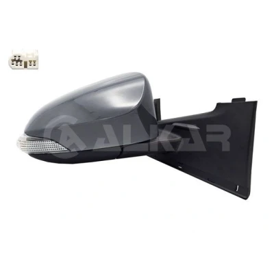 Imagem de Espelho retrovisor Alkar 6142529 à direita com subcapa elétrico convexo para veículo volante esquerda TOYOTA: Yaris III Hatchback