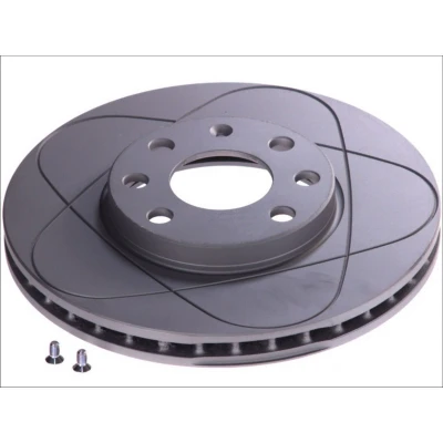 Imagem de ATE PowerDisc 24.0324 0152.1 Disco de travão 256,0 23,8 4 100,0 ventilado revestido ligado/alto carbono com parafusos OPEL: Astra G CC