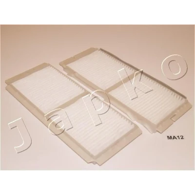 Imagem de JAPKO 21MA12 Filtro, ar do habitáculo Cartucho filtrante 251mm 104mm 17mm MAZDA: 3 Hatchback, Sedan