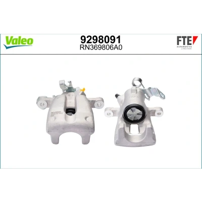 Imagem de FTE 9298091 Pinça de travão cinzento Alumínio Eixo traseiro direito sem suporte OPEL: Astra H TwinTop, Caravan, Hatchback