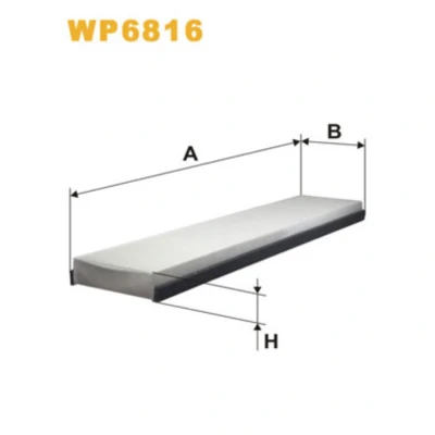 Imagem de Filtros habitáculo padrão wix filters wp6816