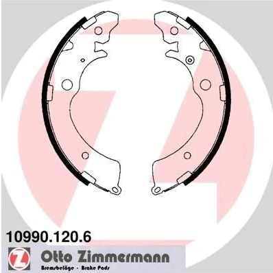 Imagem de ZIMMERMANN 10990.120.6 Maxilas de Travão 220 35 A imagem corresponde ao volume fornecimento HONDA: HR V I, SUZUKI: Jimny SUV