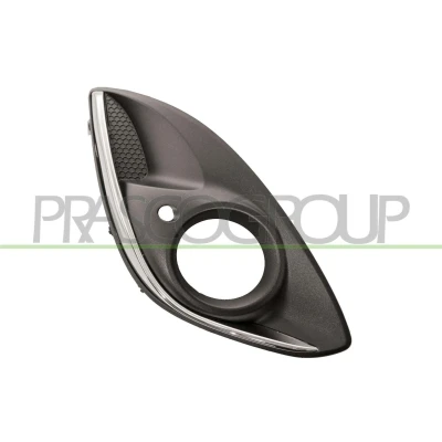Imagem de PRASCO Premium OP0352133 Grelha de Pára Choques com furo/s para os faróis nevoeiro à frente, lado direito cromado OPEL: Corsa D Hatchback