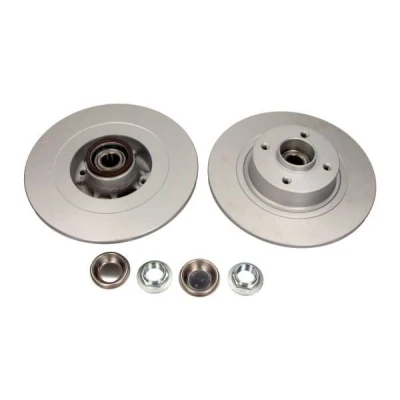 Imagem de QUARO QD3129 Disco de travão Eixo traseiro 270 10 4 100 cheio pintado com o rolamento da roda, anel sensor magnético integrado