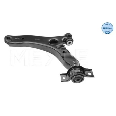 Imagem de MEYLE 716 050 0030 Braço de suspensão ORIGINAL Quality com apoio borracha em baixo, Eixo dianteiro, lado esquerdo transversal Chapa aço