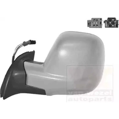 Imagem de Espelho retrovisor Van Wezel 0906827 esquerda com subcapa completo, convexo, para regulação eléctrica dos espelhos, dobrável electricamente, a