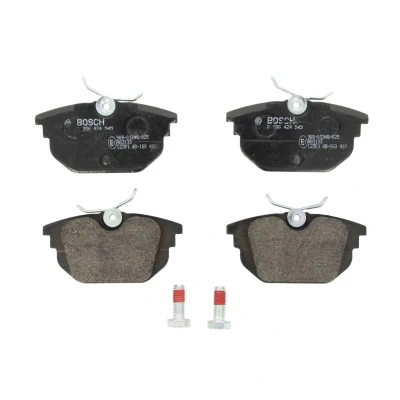 Imagem de BOSCH 0 986 424 545 Jogo de pastilhas para travão disco Baixo teor metálico com parafusos acessórios FIAT: Punto I Hatchback, BRAVO 1