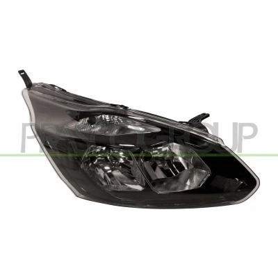 Imagem de PRASCO FD9144903 Farol Principal à direita H15, H7 preto com motor de regulação do alcance dos faróis FORD: Transit Custom V362 Van