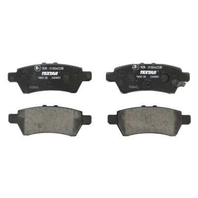 Imagem de TEXTAR 2424001 Jogo de pastilhas para travão disco com avisador sonoro desgaste NISSAN: NP300 Navara Pick up