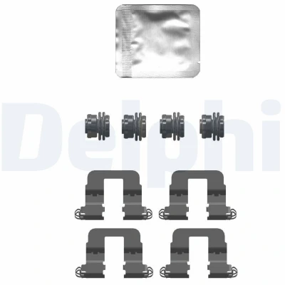 Imagem de DELPHI LX0752 Kit de acessórios, pastilhas travão HONDA: CIVIC 10