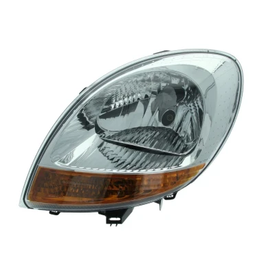 Imagem de VAN WEZEL 4311961 Farol Principal esquerda H4 transparente amarelo para circulação pela direita sem motor de regulação do alcance dos faróis P43t