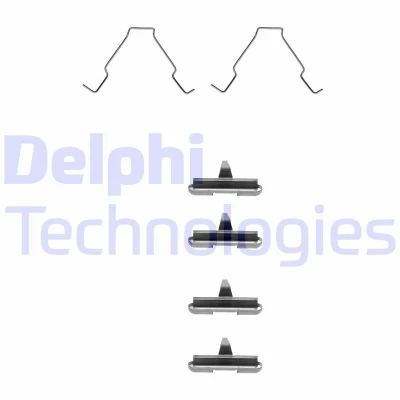 Imagem de DELPHI LX0267 Kit de acessórios, pastilhas travão