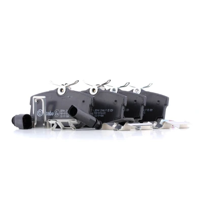Imagem de BREMBO P 85 059 Jogo de pastilhas para travão disco incl. contacto aviso desgaste com parafusos pinça acessórios