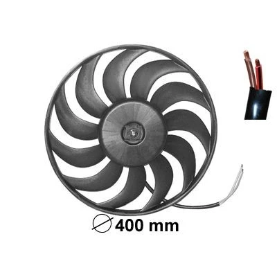 Imagem de VAN WEZEL 0325747 Ventilador de Radiador 400 320 com motor elétrico AUDI: A4 B7 Sedan, B6 A6 C5 Avant, SEAT: Exeo ST