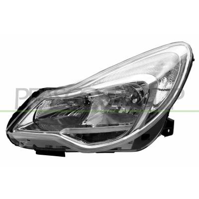 Imagem de PRASCO OP0354904 Farol Principal esquerda H1, H7 com motor de regulação do alcance dos faróis OPEL: Corsa D Hatchback