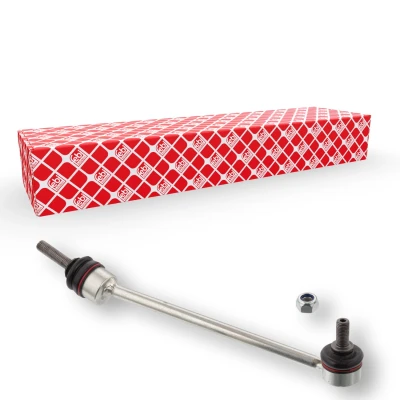 Imagem de FEBI BILSTEIN 106869 barra / escora, estabilizadora Eixo dianteiro, lado direito 260,3 M12 x 1,5 com porca autoblocante, sem moente cónico Aço