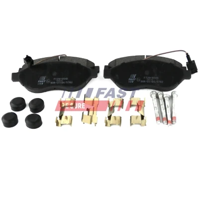 Imagem de FAST FT29155HD Jogo de pastilhas para travão disco Eixo dianteiro com sensor desgaste integrado FIAT: Ducato III Van