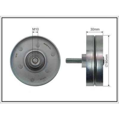Imagem de CAFFARO 500269 Polia de Desvio FORD: Transit Connect Mk1 Van, Focus Carrinha, Hatchback