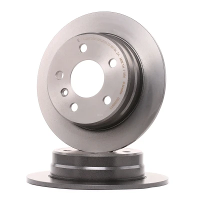 Imagem de BREMBO COATED DISC LINE 08.9580.11 Disco de travão 258 8 5 cheio revestido alto carbono com parafusos MERCEDES BENZ: Classe B, A