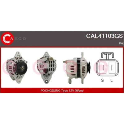 Imagem de CASCO CAL35113AS Alternador 12V 50A MITSUBISHI: PAJERO 1