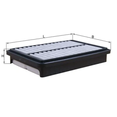Imagem de MAHLE ORIGINAL LX 4374 Filtro de ar 45 184 279 Cartucho filtrante