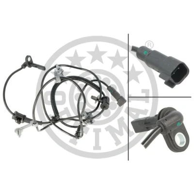 Imagem de OPTIMAL 06 S570 Sensor de ABS Eixo traseiro direito 1681mm OPEL: Insignia A Sports Tourer, Sedan