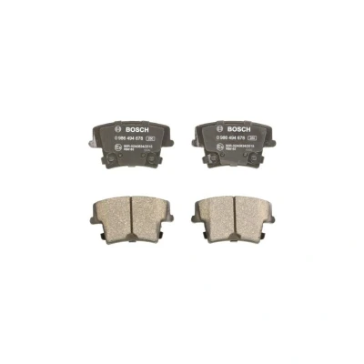 Imagem de BOSCH 0 986 494 678 Jogo de pastilhas para travão disco Baixo teor metálico com avisador sonoro desgaste chapa anti ruído