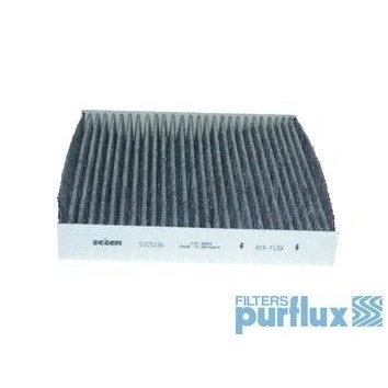 Imagem de PURFLUX AHC371 Filtro, ar do habitáculo Filtro de carvão ativado 194 186 31 FIAT: 500 Hatchback, Panda III C Cabrio
