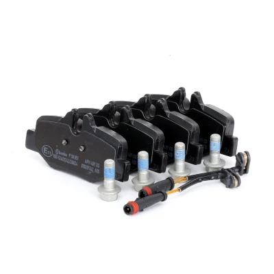 Imagem de BREMBO P 50 051 Jogo de pastilhas para travão disco incl. contacto aviso desgaste com parafusos pinça sem acessórios